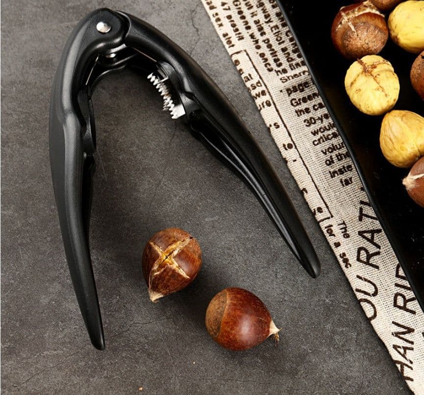 image-Cross Cut Peeler Household Peeler Chestnut Clip Knife Peeler