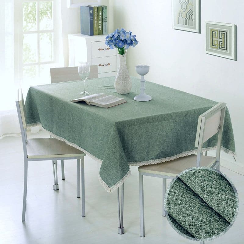 image-Waterproof Tablecloth, Anti-Scald Table Cloth, Coffee Table Cloth, Table Mat Table, Bedside Table Cover Cloth, TV Counter Cloth