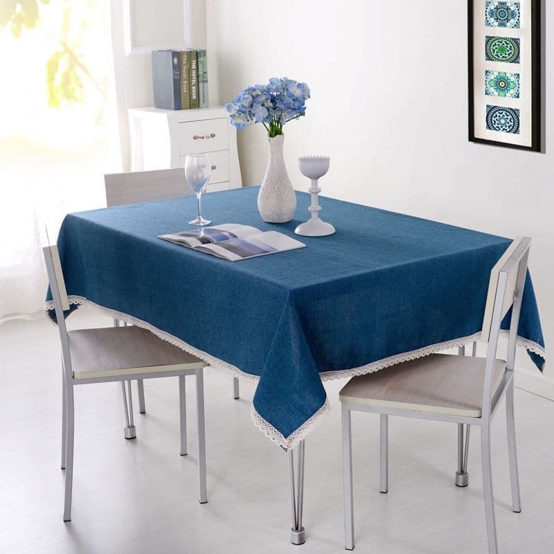 image-Waterproof Tablecloth, Anti-Scald Table Cloth, Coffee Table Cloth, Table Mat Table, Bedside Table Cover Cloth, TV Counter Cloth