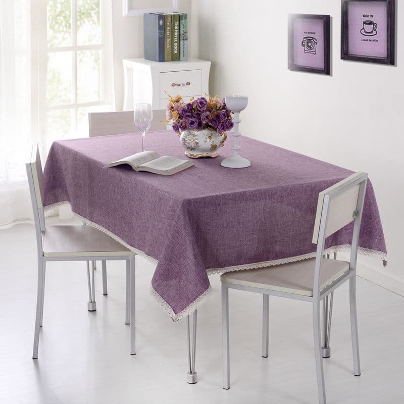 image-Waterproof Tablecloth, Anti-Scald Table Cloth, Coffee Table Cloth, Table Mat Table, Bedside Table Cover Cloth, TV Counter Cloth