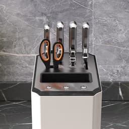 image-110V 240V Intelligent Sterilization Knife Holder Household Small Electric Knife Sterilizer