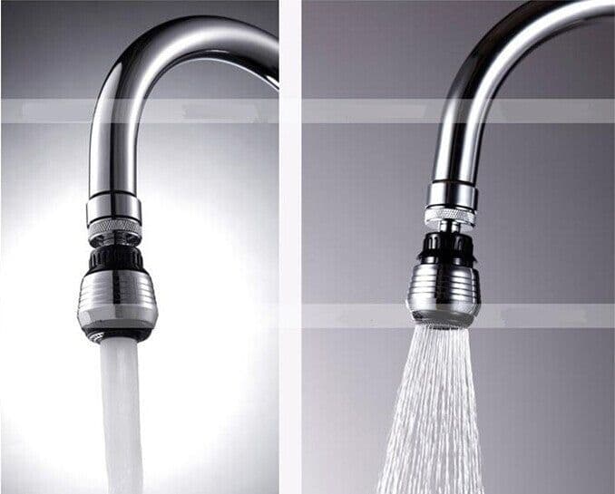 image-Plastic Imitation Metal Water-saving Faucet Faucet Bubbler Kitchen Universal Faucet 360-degree Splash-proof Faucet