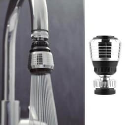 image-Plastic Imitation Metal Water-saving Faucet Faucet Bubbler Kitchen Universal Faucet 360-degree Splash-proof Faucet