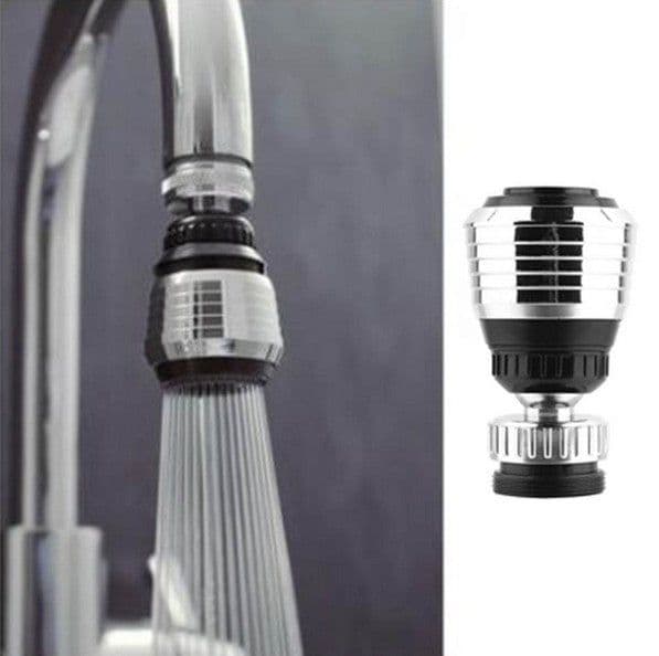 image-Plastic Imitation Metal Water-saving Faucet Faucet Bubbler Kitchen Universal Faucet 360-degree Splash-proof Faucet