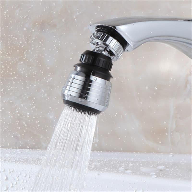 image-Plastic Imitation Metal Water-saving Faucet Faucet Bubbler Kitchen Universal Faucet 360-degree Splash-proof Faucet