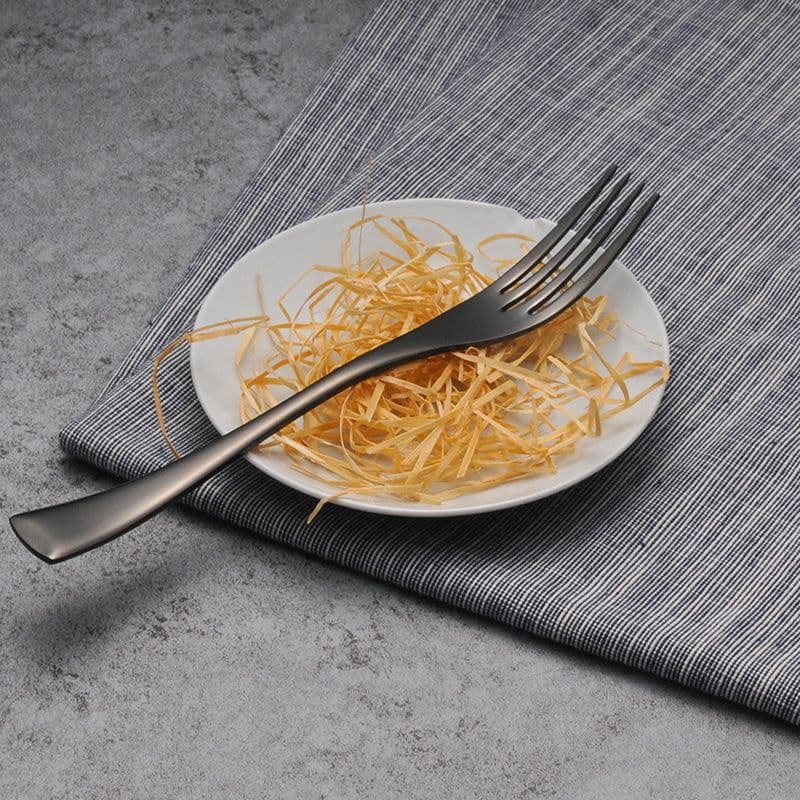 image-Cutlery Cutlery Stainless Steel Western Tableware Titanium Plated Black Gold