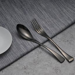 image-Cutlery Cutlery Stainless Steel Western Tableware Titanium Plated Black Gold