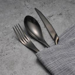 image-Cutlery Cutlery Stainless Steel Western Tableware Titanium Plated Black Gold