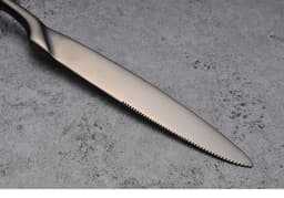 image-Cutlery Cutlery Stainless Steel Western Tableware Titanium Plated Black Gold