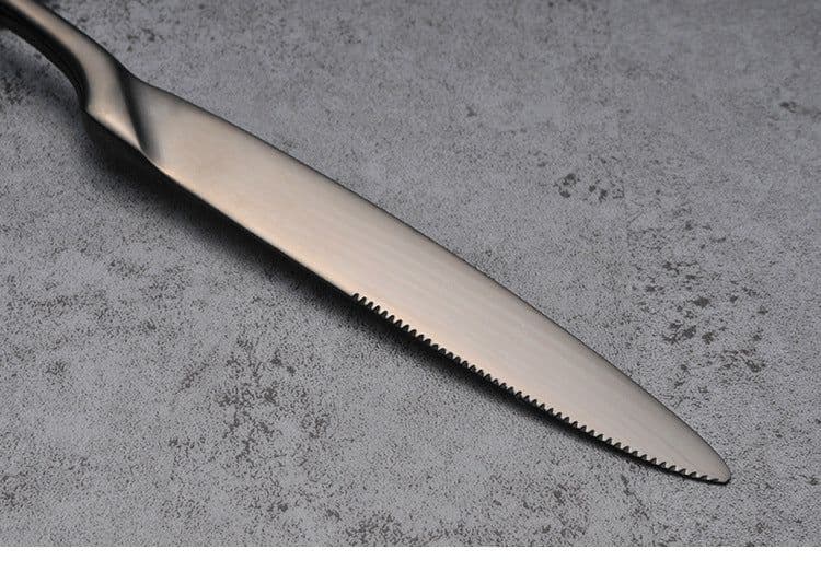 image-Cutlery Cutlery Stainless Steel Western Tableware Titanium Plated Black Gold
