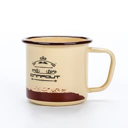 image-Enamel Camping Mug 300ml Colourful Metal Enamel Coffee Tea Camp Cups Mugs for Camping Hiking Backpacking Fishing Picnics