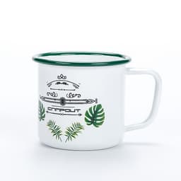 image-Enamel Camping Mug 300ml Colourful Metal Enamel Coffee Tea Camp Cups Mugs for Camping Hiking Backpacking Fishing Picnics
