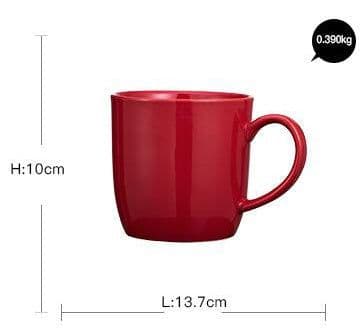 image-Luxury Red Glaze Ceramic Dinner Sets Kitchen Utensils Porcelain Salad Serving Plate Dish Bowl Restaurant Dining Table Home Decor