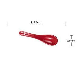 image-Luxury Red Glaze Ceramic Dinner Sets Kitchen Utensils Porcelain Salad Serving Plate Dish Bowl Restaurant Dining Table Home Decor