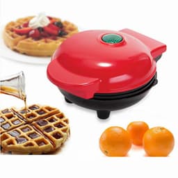 image-Electric Waffle Maker Machine EU Plug Mini Eggette Breakfast Pot Pan Bubble Egg Cake Oven Waffle Molds