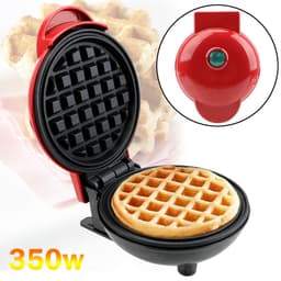 image-Electric Waffle Maker Machine EU Plug Mini Eggette Breakfast Pot Pan Bubble Egg Cake Oven Waffle Molds