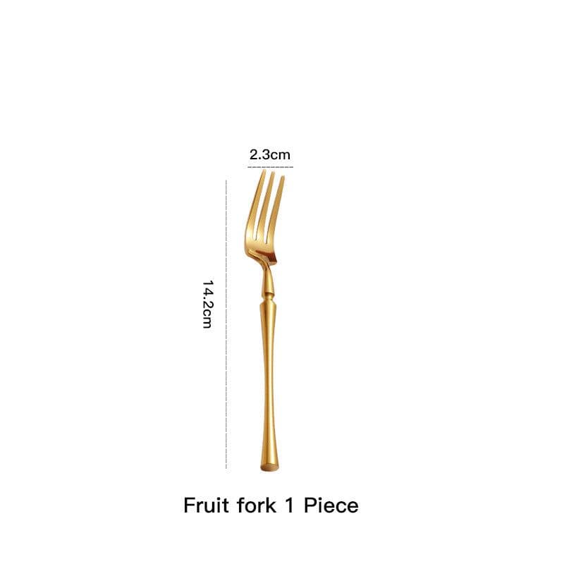 image-Four-piece Set Of Stainless Steel Cutlery, Western Cutlery, Steak Cutlery