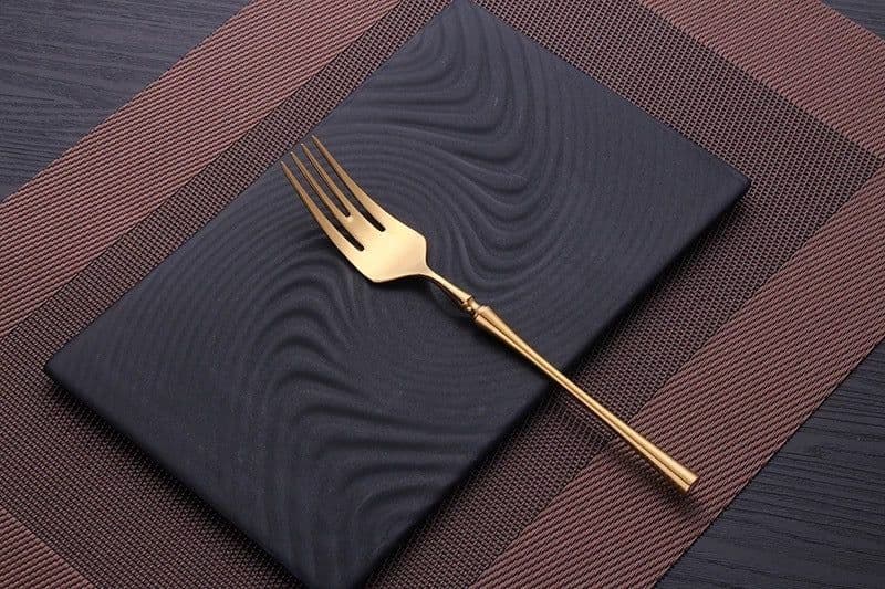 image-Four-piece Set Of Stainless Steel Cutlery, Western Cutlery, Steak Cutlery