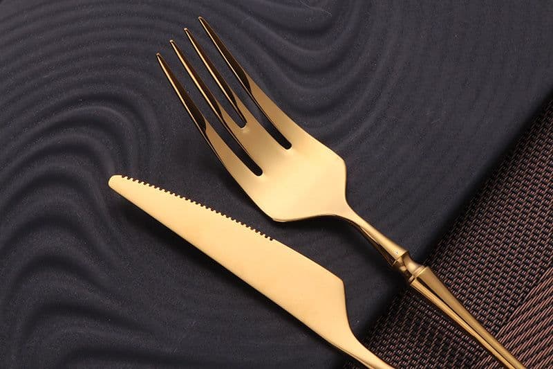 image-Four-piece Set Of Stainless Steel Cutlery, Western Cutlery, Steak Cutlery