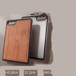 image-German Cutting Board Solid Wood Ebony Imported Cutting Board Double-Sided Sticky Board Accounting For Household Antibacterial And Mildew-Proof Cutting Board Cutting Board