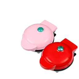 image-Mini Waffle Maker Waffle Home Children'S Breakfast Machine Portable Electric Baking Pan Light Food Machine