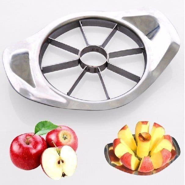 image-Kitchen Gadgets Stainless Steel Cutter Slicer Vegetable Fruit Tools Kitchen Accessories Easy Cut Slicer Cutter