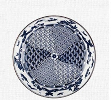 image-Blue And White Porcelain Dinner Plates Household Japanese Ceramic Dinner Plates Plates Underglaze Color Salad Fruit Plates Dessert Plates