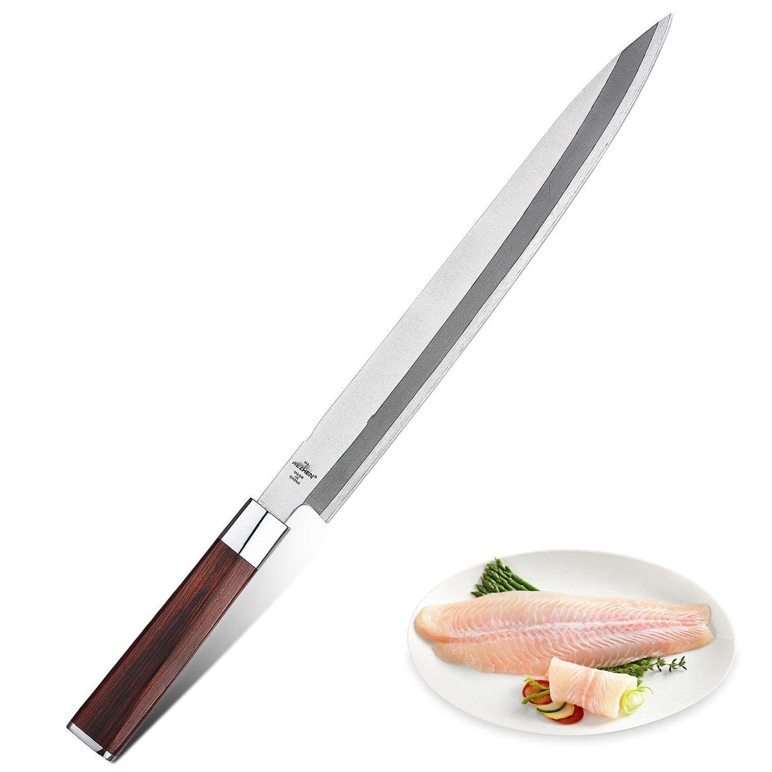 image-Blade Knife Sashimi Knife Japanese Cuisine Special Knife Salmon Fillet Knife