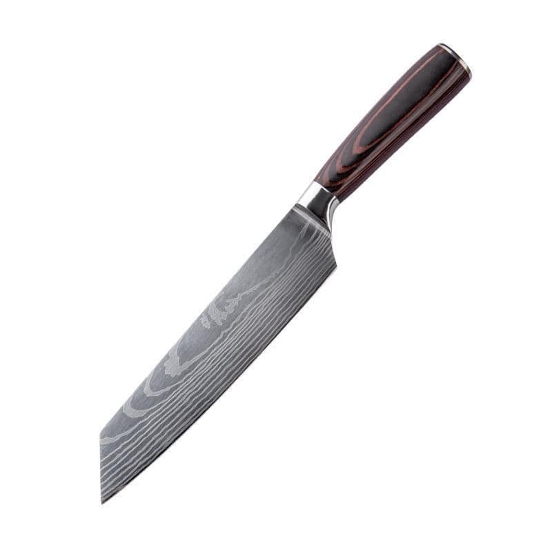 image-Damascus Pattern Chef's Knife Pattern Western Cuisine Chef Knife Kitchen Knife