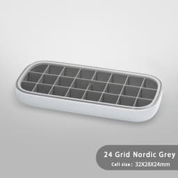 image-Ice Mold Household Ice Box Freezer With Cover Artifact Silicone Refrigerator Ice Mold