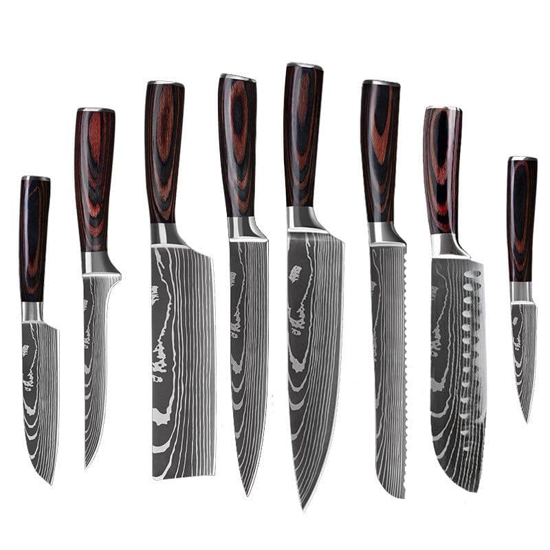 image-6 Piece Set 8 Piece Set 10 Piece Set Knife Chef's Knife Chef's Knife Kitchen Knife Cooking
