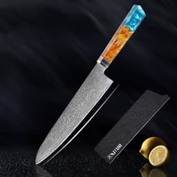 image-Kitchen Set Knife Damascus Steel Kitchen Knife Kitchen Knife Chef Knife Santoku Knife Japanese Knife Kitchen Tool
