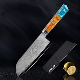 image-Kitchen Set Knife Damascus Steel Kitchen Knife Kitchen Knife Chef Knife Santoku Knife Japanese Knife Kitchen Tool