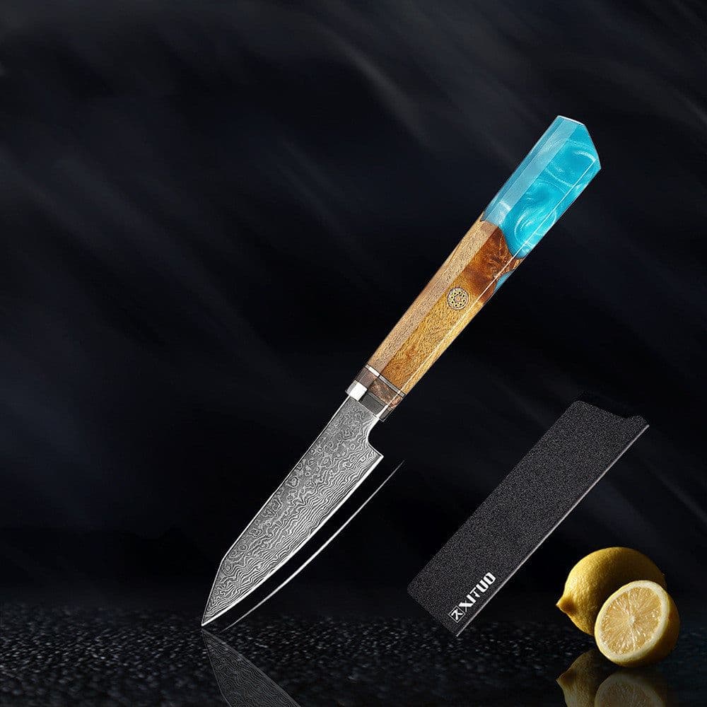 image-Kitchen Set Knife Damascus Steel Kitchen Knife Kitchen Knife Chef Knife Santoku Knife Japanese Knife Kitchen Tool