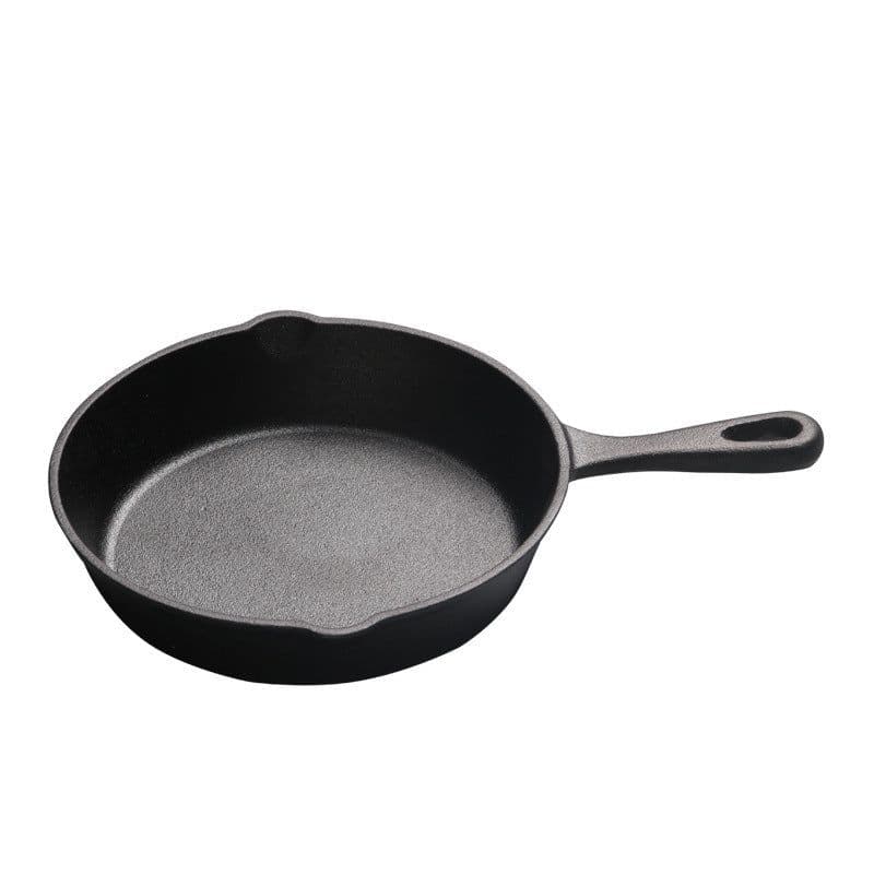 image-All-in-one Small Frying Panflat-bottomed Frying Pan, Cast Iron Pan