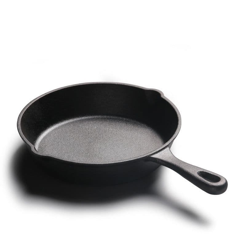 image-All-in-one Small Frying Panflat-bottomed Frying Pan, Cast Iron Pan