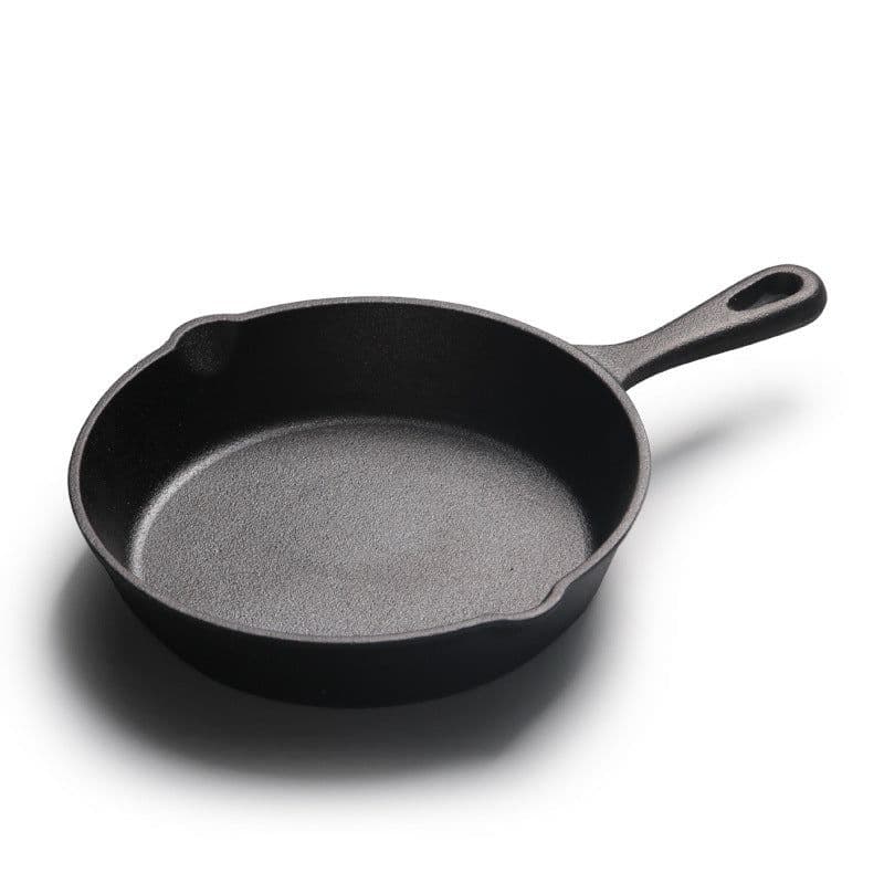 image-All-in-one Small Frying Panflat-bottomed Frying Pan, Cast Iron Pan