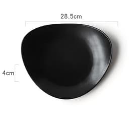 image-Ceramic Japanese Bowls Are Beautiful And Cute. Irregular Household 5-inch Bowls And Plates Single