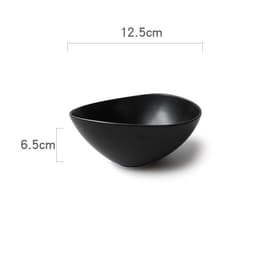 image-Ceramic Japanese Bowls Are Beautiful And Cute. Irregular Household 5-inch Bowls And Plates Single