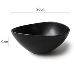 image-Ceramic Japanese Bowls Are Beautiful And Cute. Irregular Household 5-inch Bowls And Plates Single