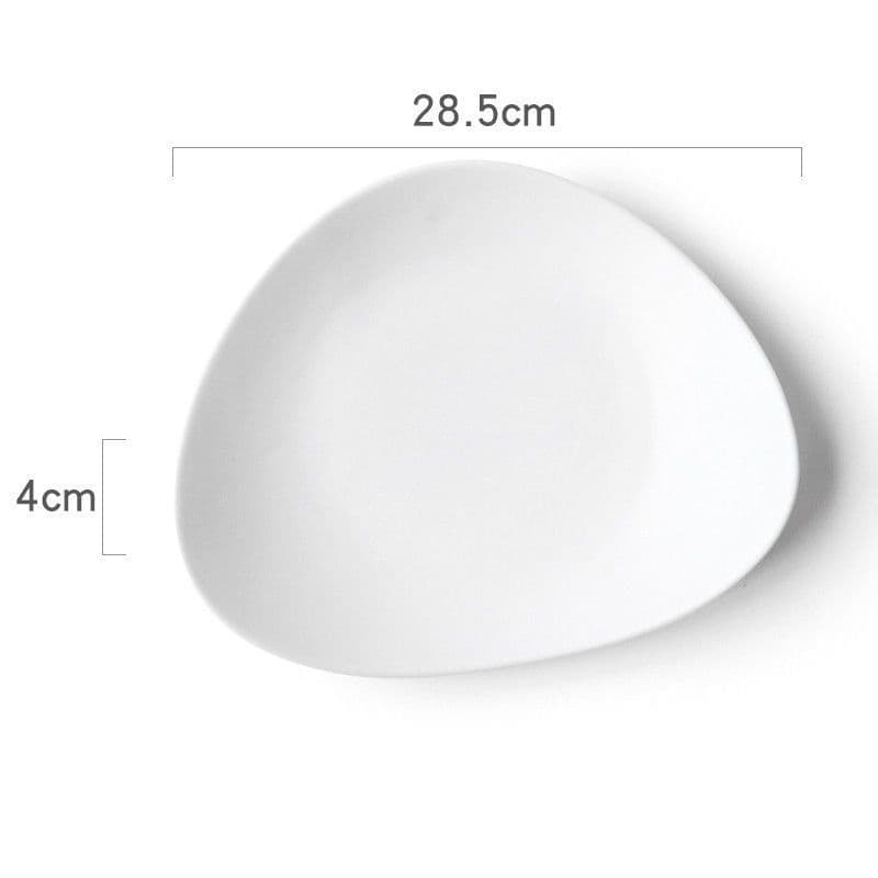 image-Ceramic Japanese Bowls Are Beautiful And Cute. Irregular Household 5-inch Bowls And Plates Single