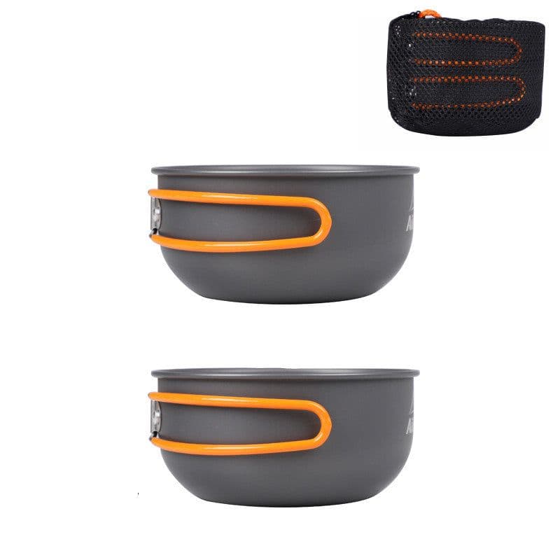 image-Outdoor Aluminum Alloy Folding Bowl For Camping And Portable