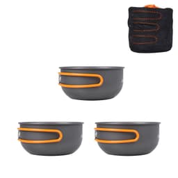 image-Outdoor Aluminum Alloy Folding Bowl For Camping And Portable