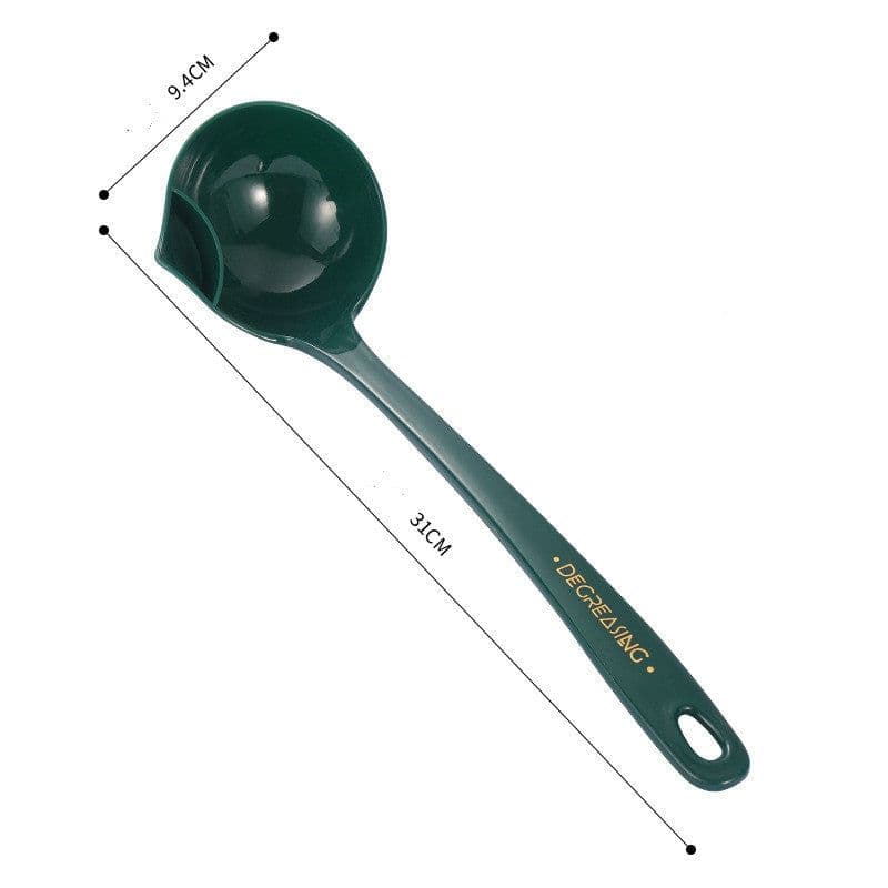 image-Oil Separator Spoon Oil Filter Artifact Household Drinking Soup To Drain Oil