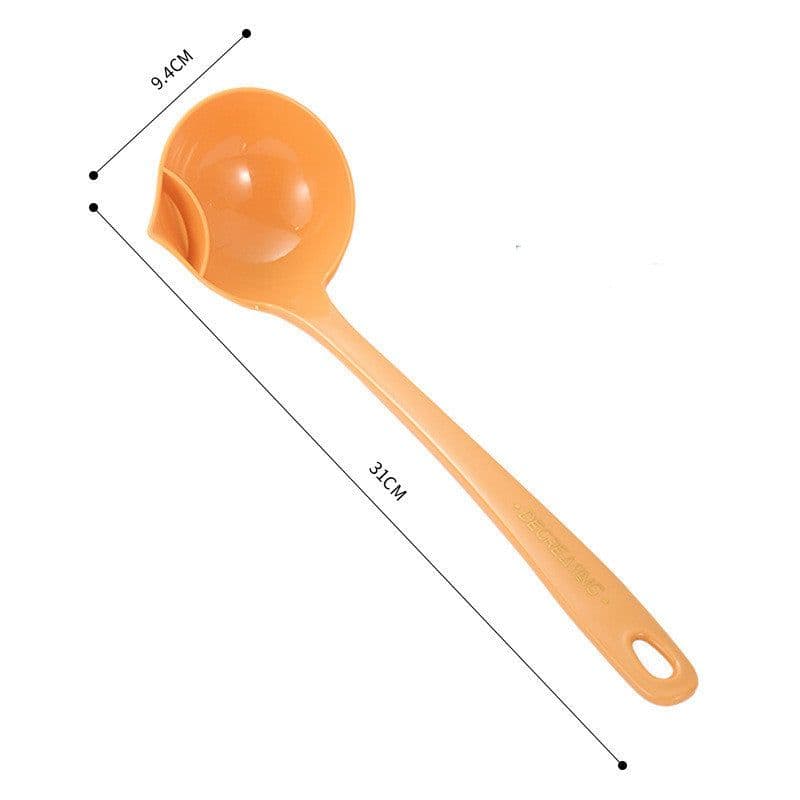 image-Oil Separator Spoon Oil Filter Artifact Household Drinking Soup To Drain Oil