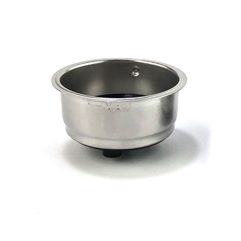 image-Italian Semi-automatic Coffee Machine Handle Powder Bowl Stainless Steel Spare Parts
