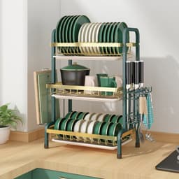 image-Household Bowl Rack, Chopsticks Container, Cupboard