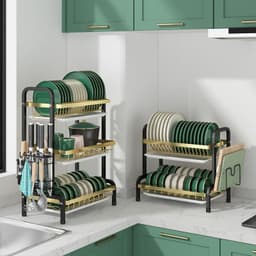 image-Household Bowl Rack, Chopsticks Container, Cupboard