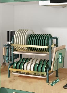 image-Household Bowl Rack, Chopsticks Container, Cupboard