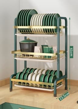 image-Household Bowl Rack, Chopsticks Container, Cupboard